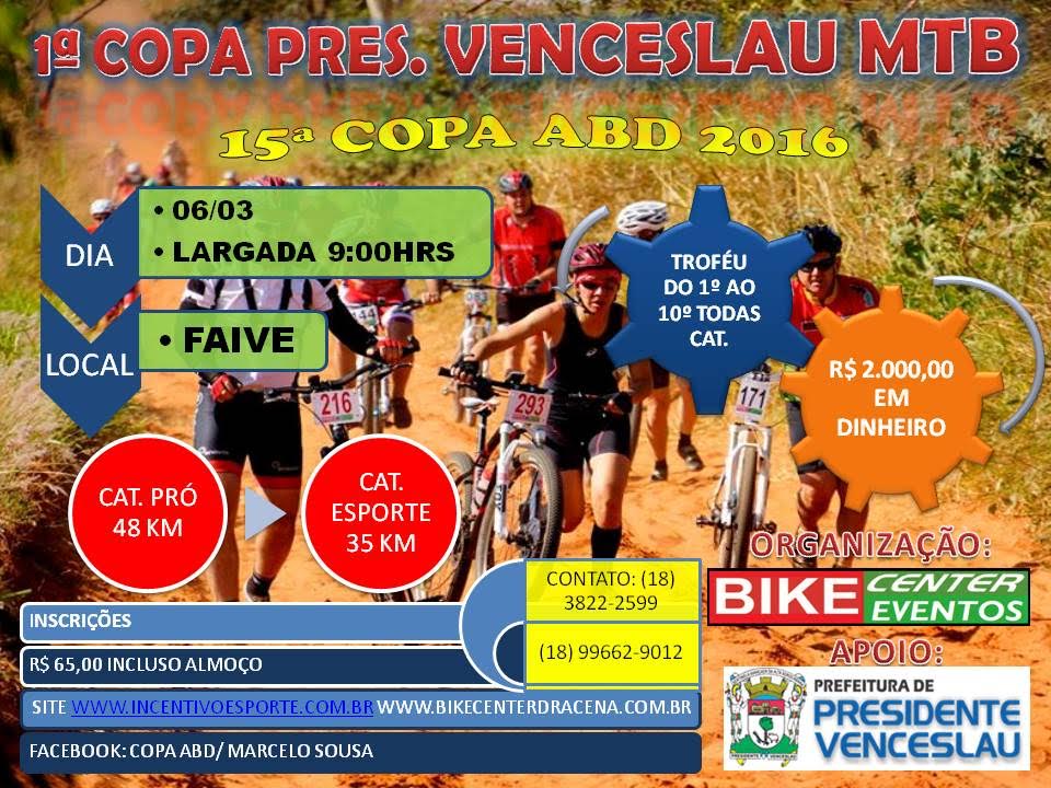 1º Copa Presidente Venceslau de MTB