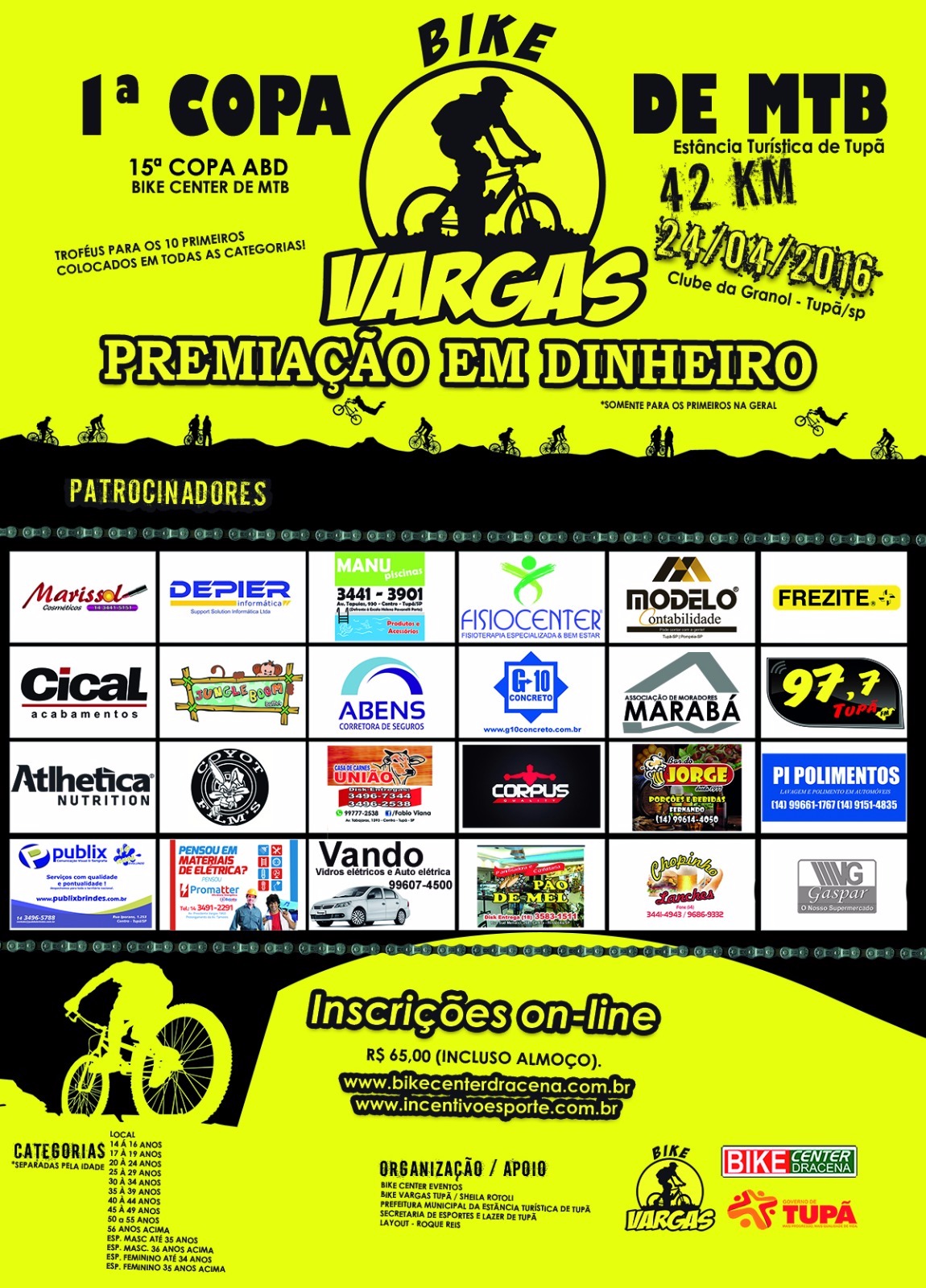 1º Copa Bike Vargas de MTB - Tupã/SP1º Copa Bike Vargas de MTB - Tupã/SP